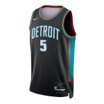 Maillot NBA Detroit Pistons Ron Holland II Nike 2025-26 City Edition Noir Swingman - Homme
